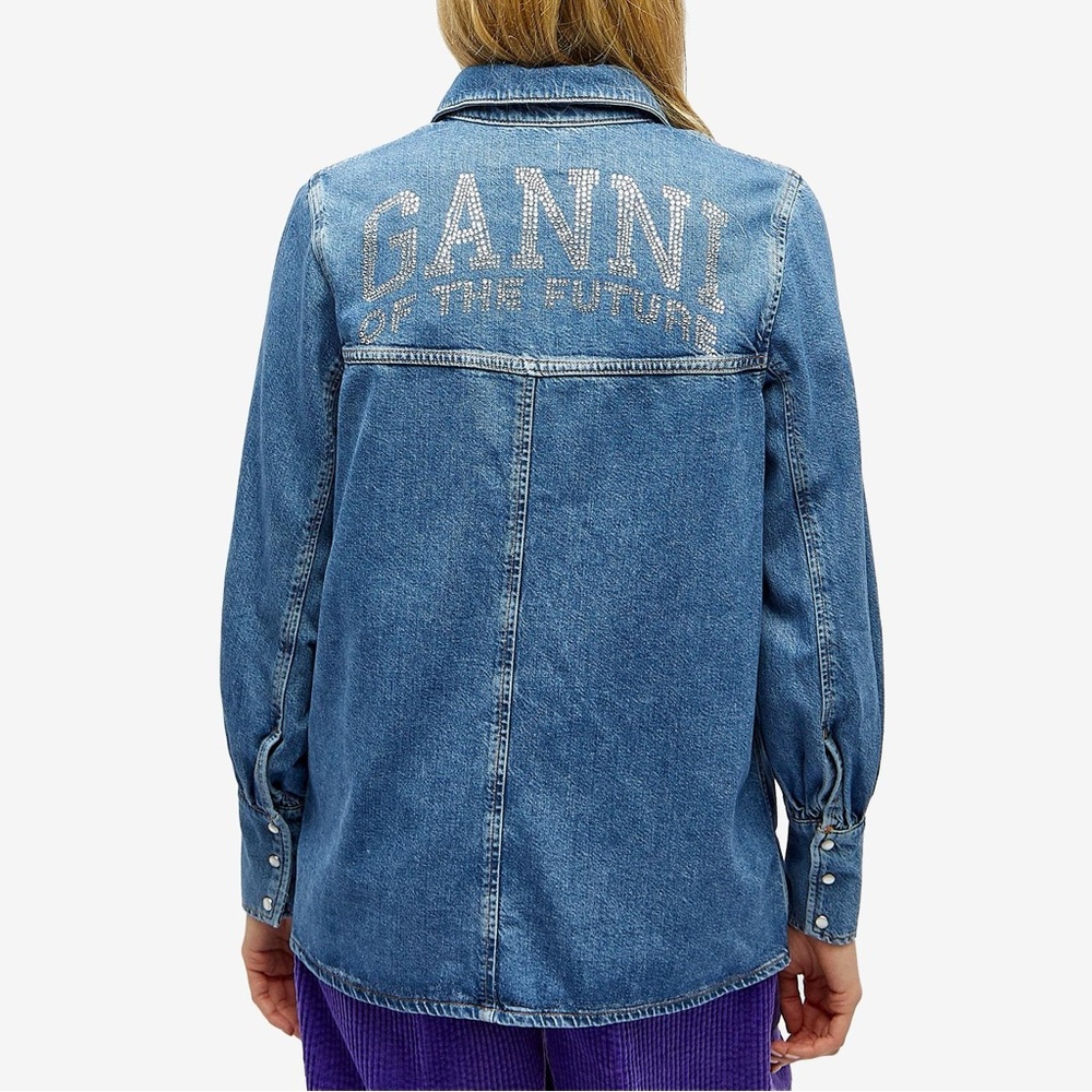 Ganni Denim Shirt - size 32 fits small/medium